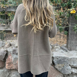 Eléonore | Manteau en maille à double boutonnage