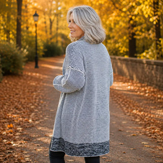 Maëva | Cardigan long en maille douce