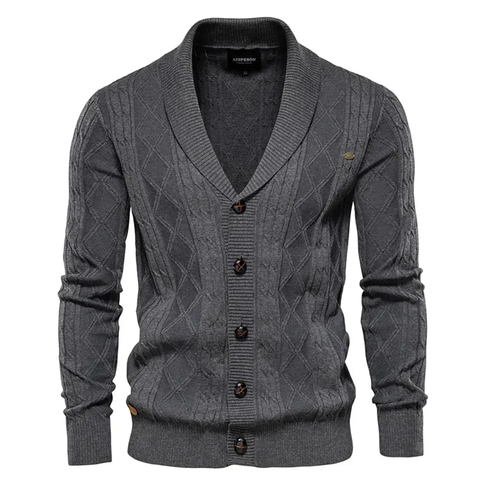 Olivier | Cardigan homme à boutons