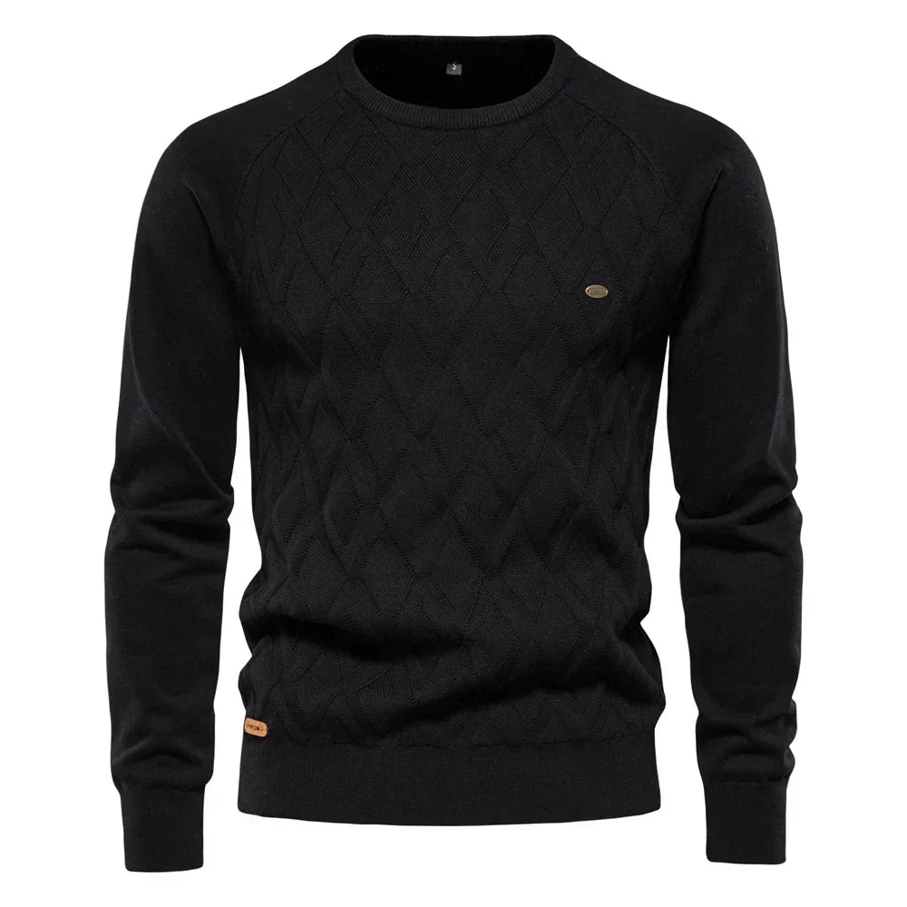 Daniel | Pull homme à motif à carreaux