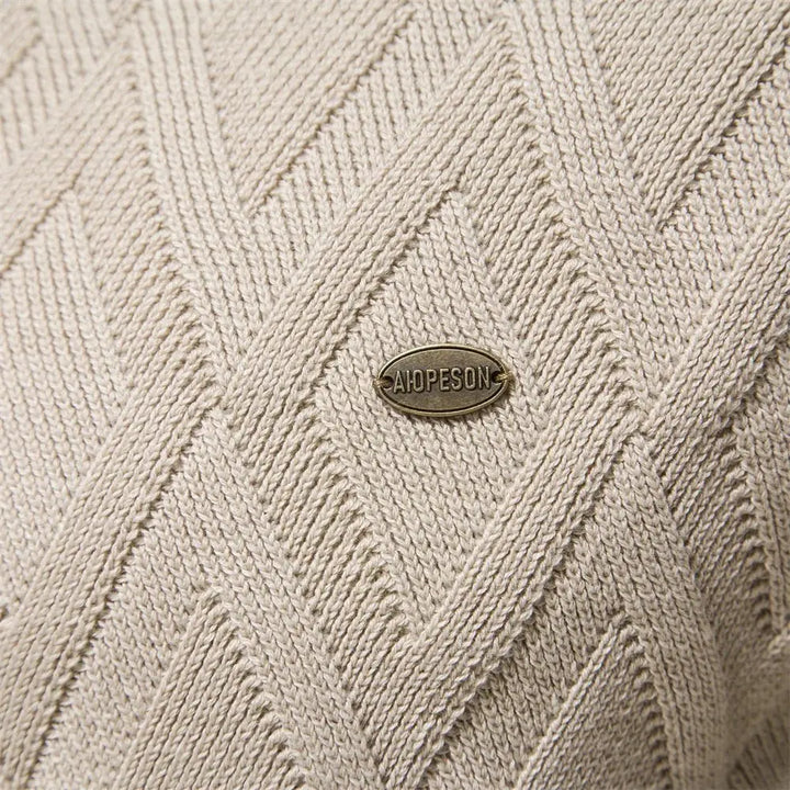 Daniel | Pull homme à motif à carreaux