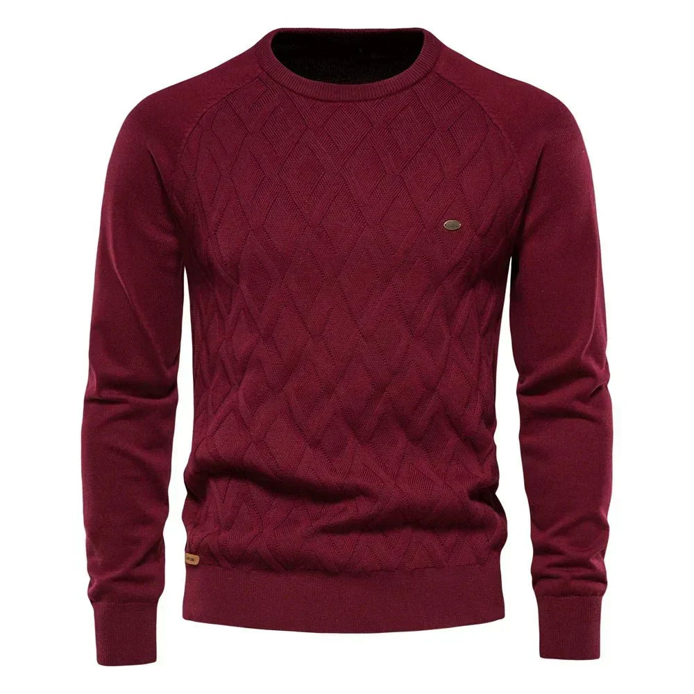 Daniel | Pull homme à motif à carreaux