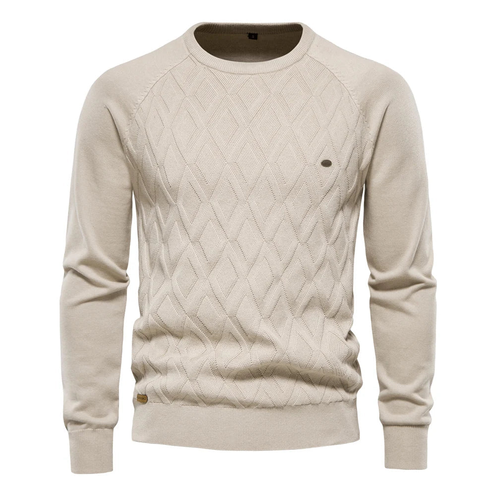 Daniel | Pull homme à motif à carreaux