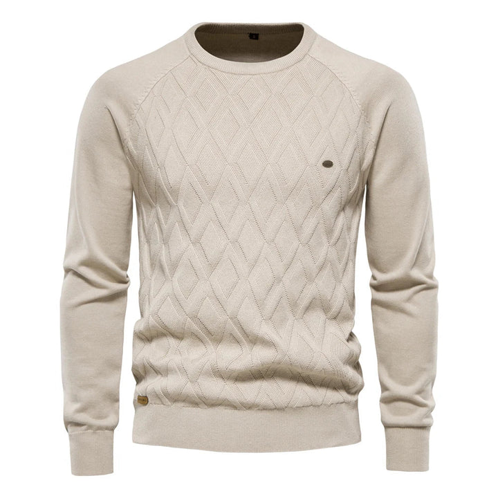 Daniel | Pull homme à motif à carreaux