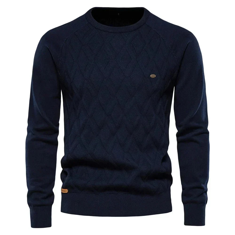 Daniel | Pull homme à motif à carreaux