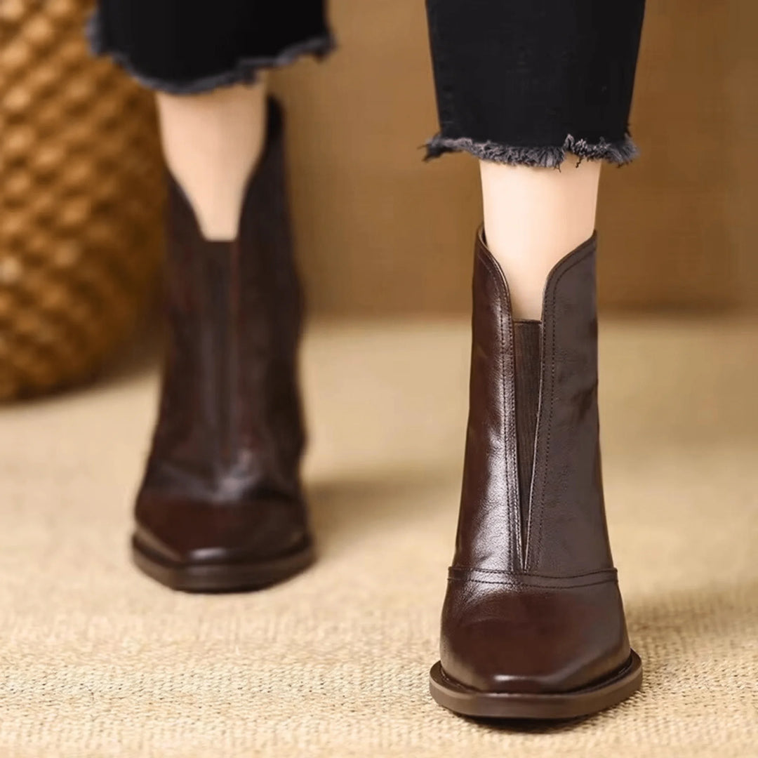 Rosalie | Bottines de luxe à talon mi-haut